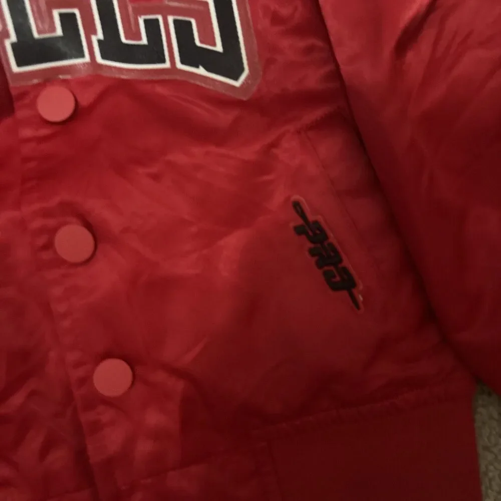 Pro Standard Toddler Boys' Chicago Bulls NBA Basketball Jacket - Red Size 2T